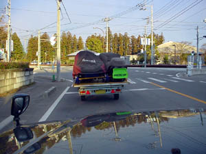 前はMさんのトレーラーです!行きはBOSSの運転なんで助手席です♪ DSC07547.jpg